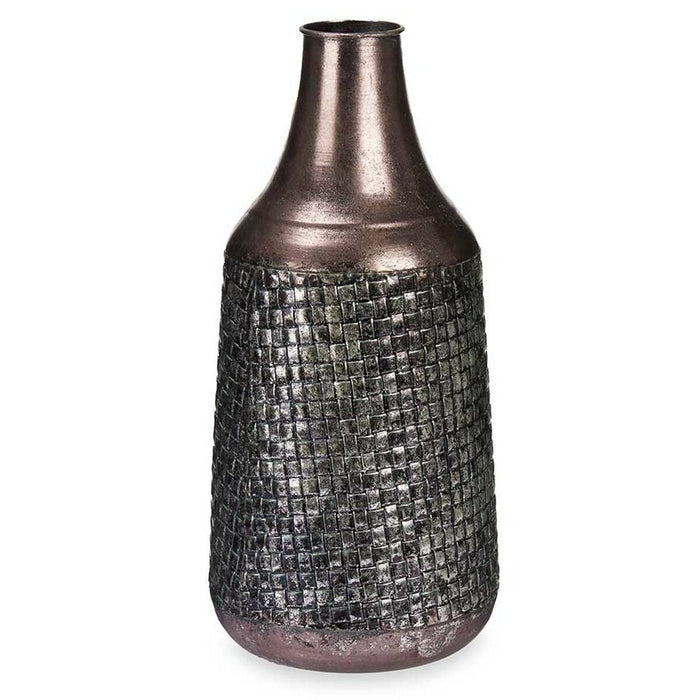 Vază Argintiu Metal 21 x 44 x 21 cm (4 Unități) Cu descărcare