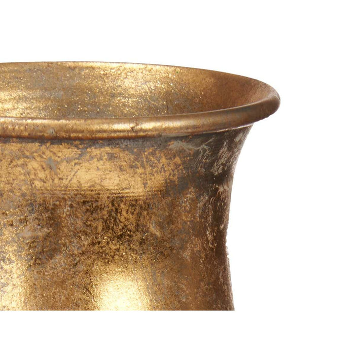 Vază Auriu* Metal 16 x 42 x 16 cm (4 Unități) Cu descărcare