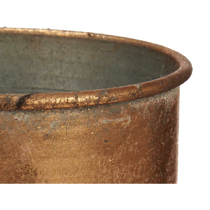 Vază Auriu* Metal 22,5 x 39,5 x 22,5 cm (4 Unități) Cu descărcare