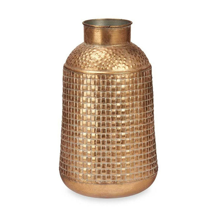 Vază Auriu* Metal 22,5 x 39,5 x 22,5 cm (4 Unități) Cu descărcare