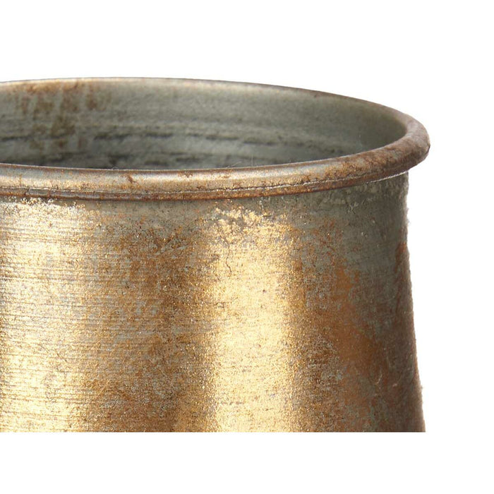 Vază Auriu* Metal 21 x 44 x 21 cm (4 Unități) Cu descărcare