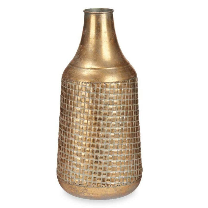 Vază Auriu* Metal 21 x 44 x 21 cm (4 Unități) Cu descărcare