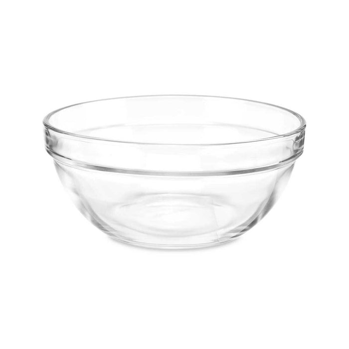Castron Transparent Sticlă 400 ml Stivuibil (48 Unități)