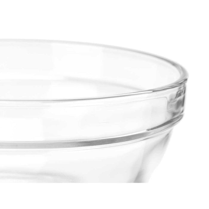 Castron Transparent Sticlă 400 ml Stivuibil (48 Unități)