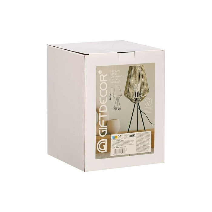 Lampă cu Picior Maro Metal Plastic 47 x 50 x 47 cm Trepied (4 Unități)