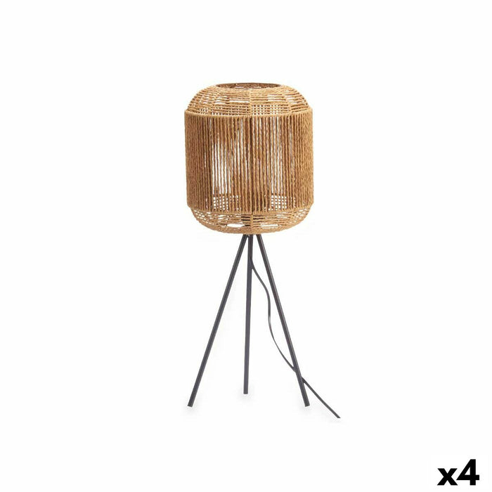 Lampă cu Picior Maro Metal Plastic 20 x 49 x 20 cm Trepied (4 Unități)