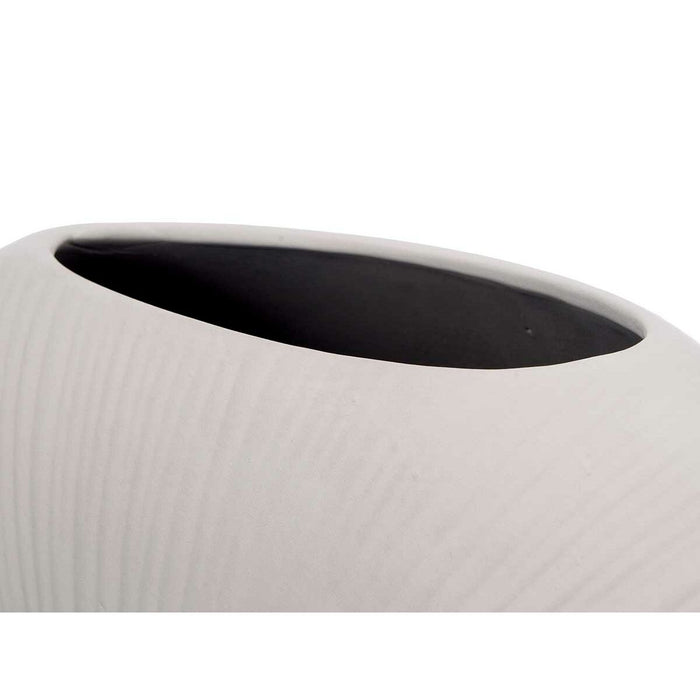 Vază Gri Ceramică 36 x 34 x 16 cm (2 Unități) Circular