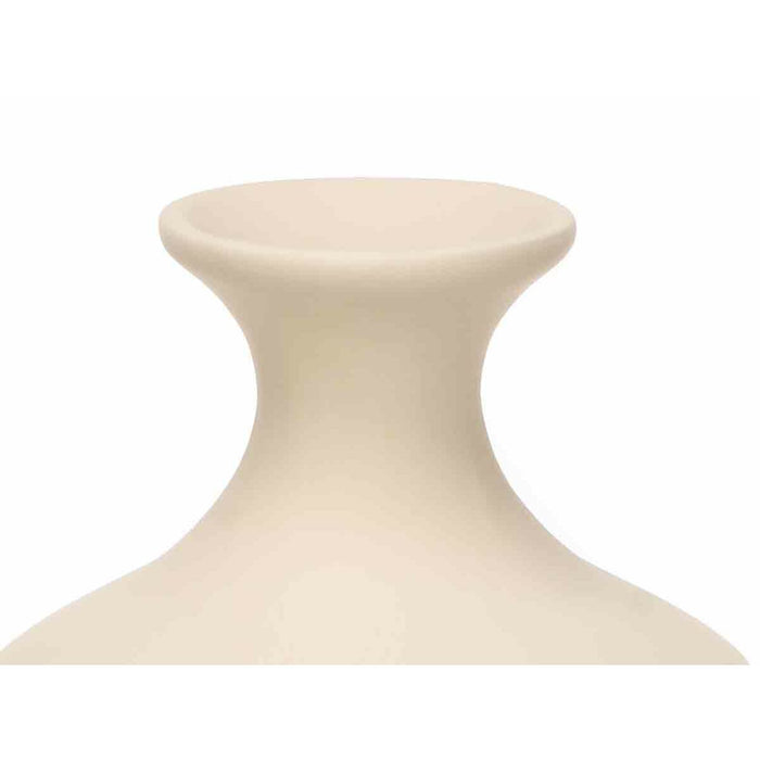 Vază Bej Ceramică 19 x 31 x 19 cm (4 Unități) Dungi