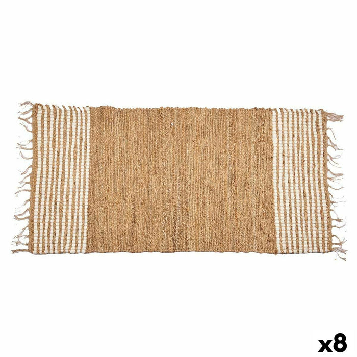 Covor Negru Natural Dungi 70 x 1 x 140 cm (8 Unități)