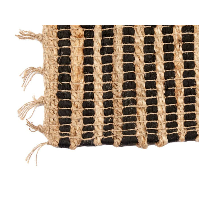 Covor Negru Natural Dungi 60 x 1 x 90 cm (12 Unități)