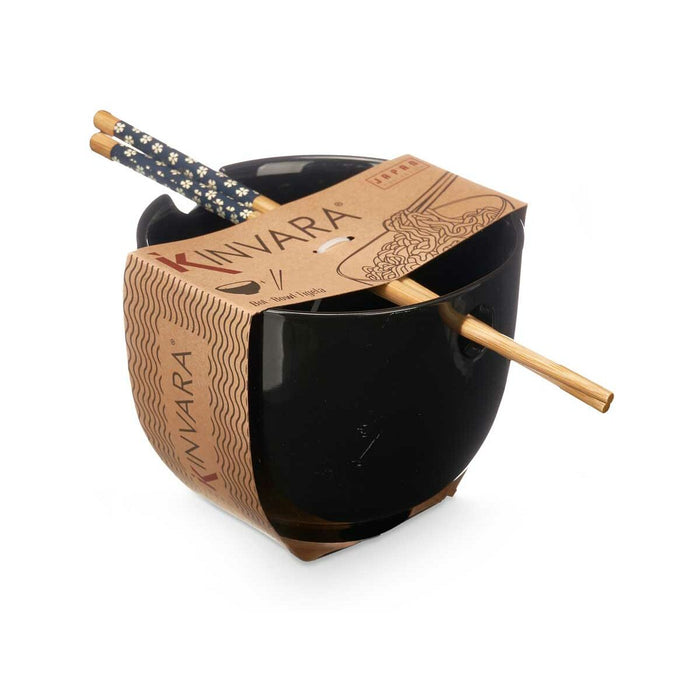 Castron Negru Bambus 24 x 10,7 x 13,3 cm Bețișoare asiatico/oriental (12 Unități)