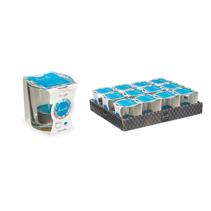 Lumânare Parfumată 7 x 7 x 7 cm (12 Unități) Pahar Ocean