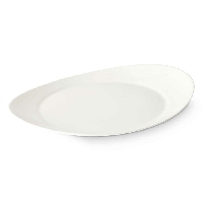 Platou Plat Alb Sticlă 30,5 x 3 x 26 cm (18 Unități)