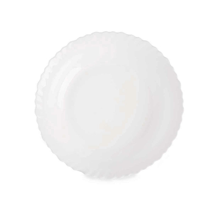 Salatieră Alb Sticlă 27,5 x 5,5 x 27,5 cm (18 Unități)