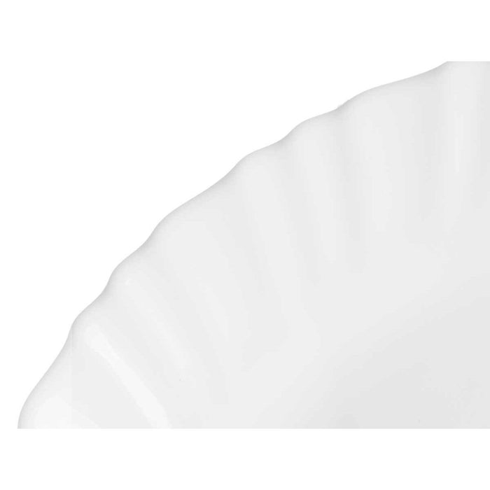 Platou pentru Servire Alb Sticlă 34 x 2,5 x 25 cm (18 Unități)