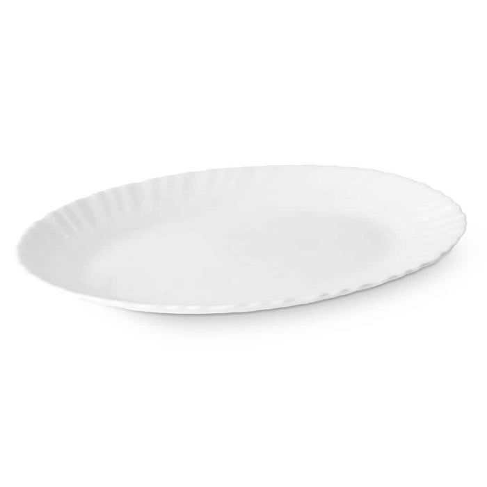 Platou pentru Servire Alb Sticlă 25 x 2 x 19 cm (24 Unități)