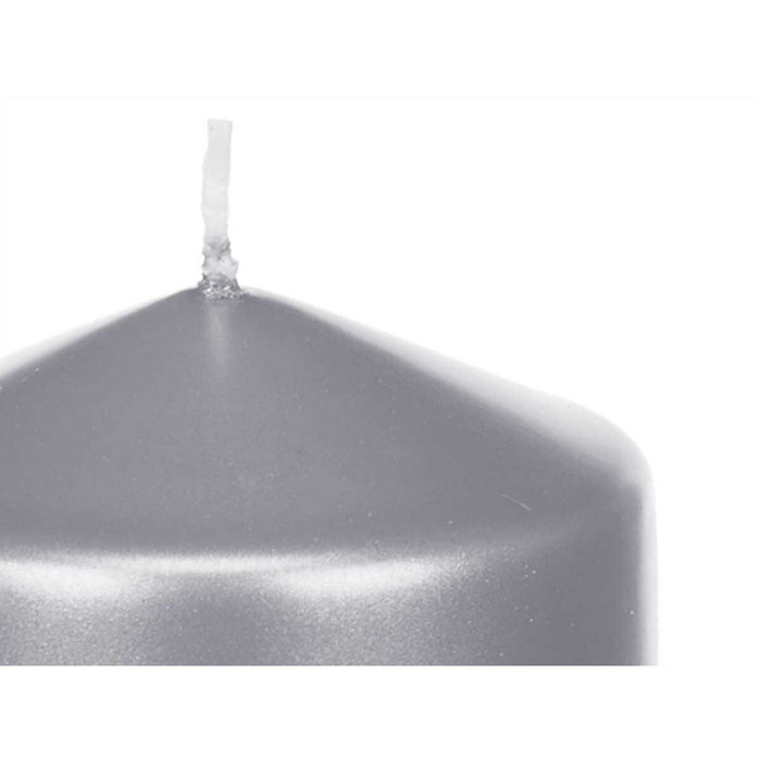 Lumânare Argintiu 7 x 7,5 x 7 cm (24 Unități)