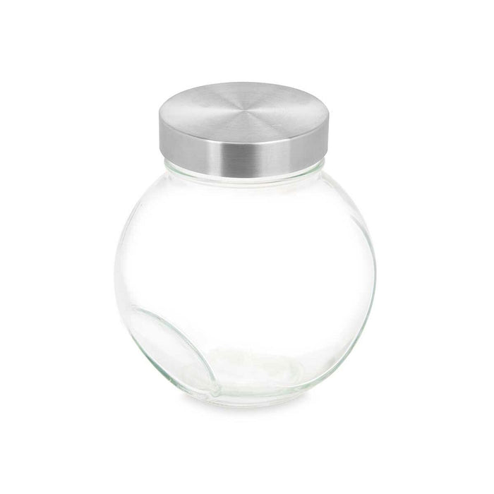 Borcan de biscuiți Transparent Sticlă 700 ml (24 Unități) Cu Capac Se poate înclina