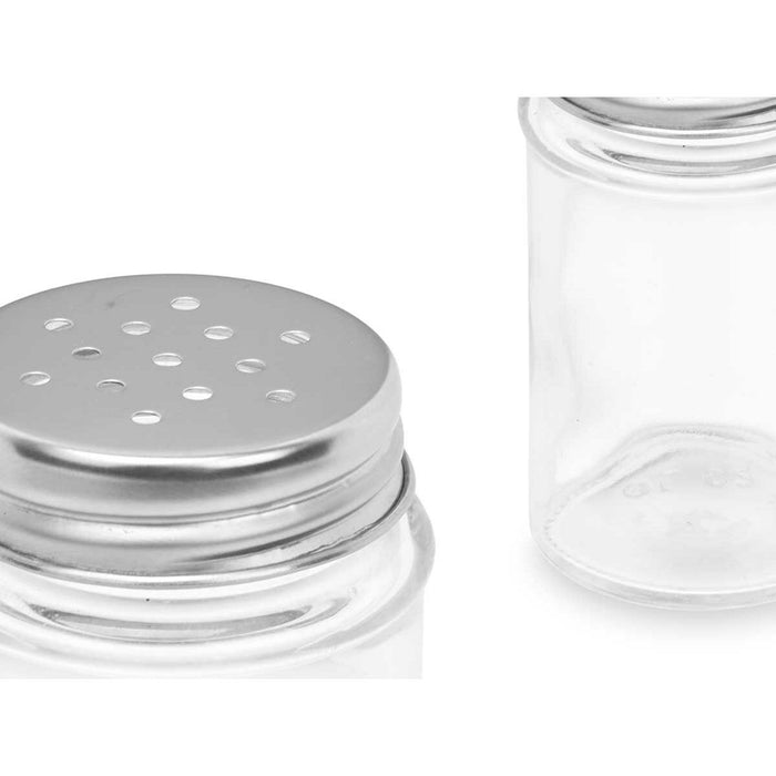 Solniță-Piperniță Transparent Sticlă 5 x 8,5 x 5 cm (48 Unități) Rotund