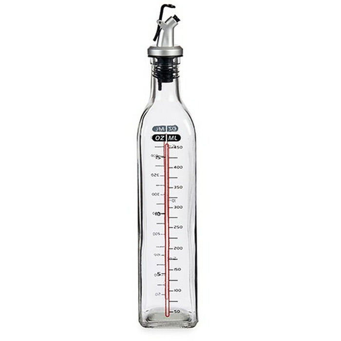 Dispenser pentru Ulei Transparent Sticlă 500 ml (24 Unități) Metru