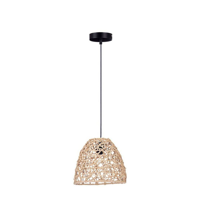 Lustră Natural Ratan Conic 25 x 21 x 25 cm (2 Unități)