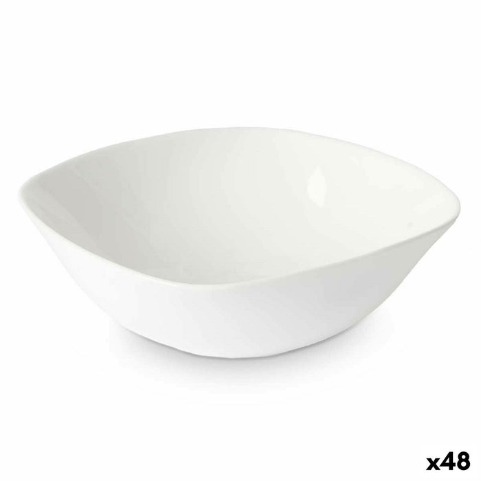 Castron Alb 15 x 5 x 15 cm (48 Unități) Pătrat