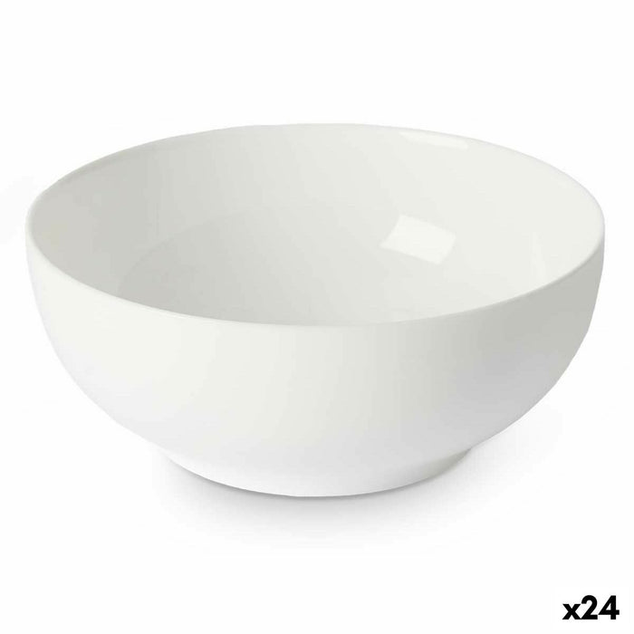 Castron Alb Sticlă opalină 18 x 7 x 18 cm (24 Unități)