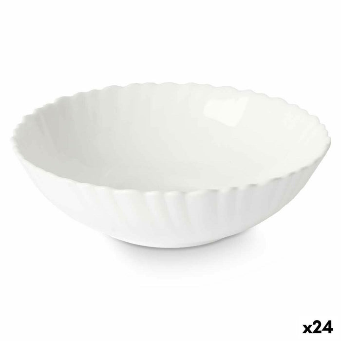 Castron Alb 17,5 x 5,5 x 17,5 cm (24 Unități)