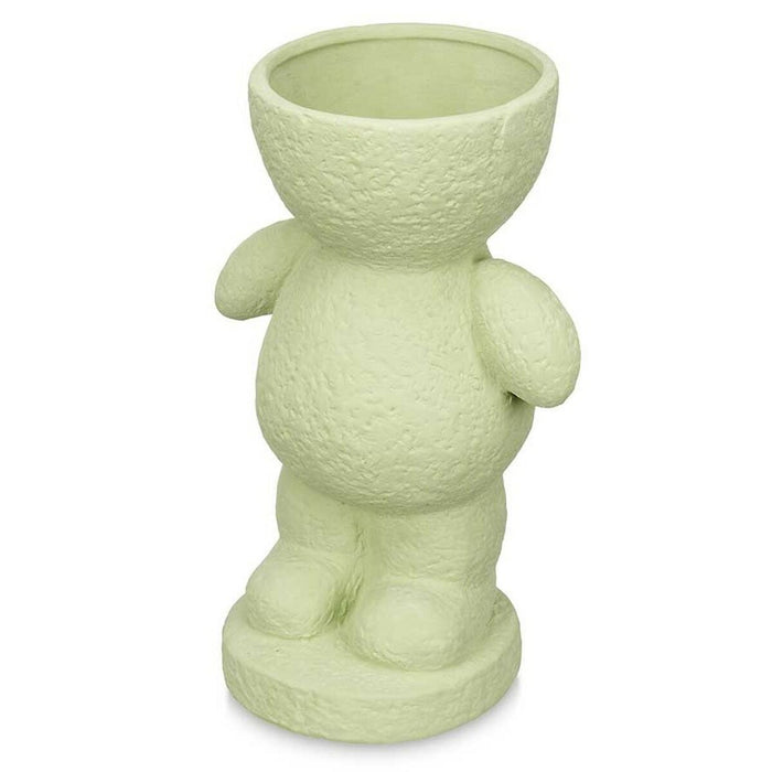 Figură Decorativă Verde 16 x 25 x 12 cm Vază (6 Unități)