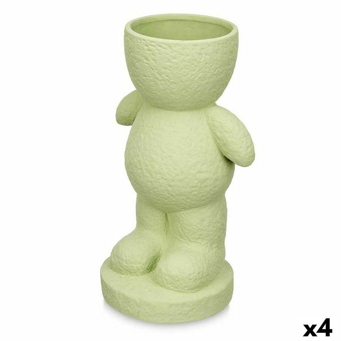 Figură Decorativă Portocaliu 19 x 31 x 15 cm Vază (4 Unități)