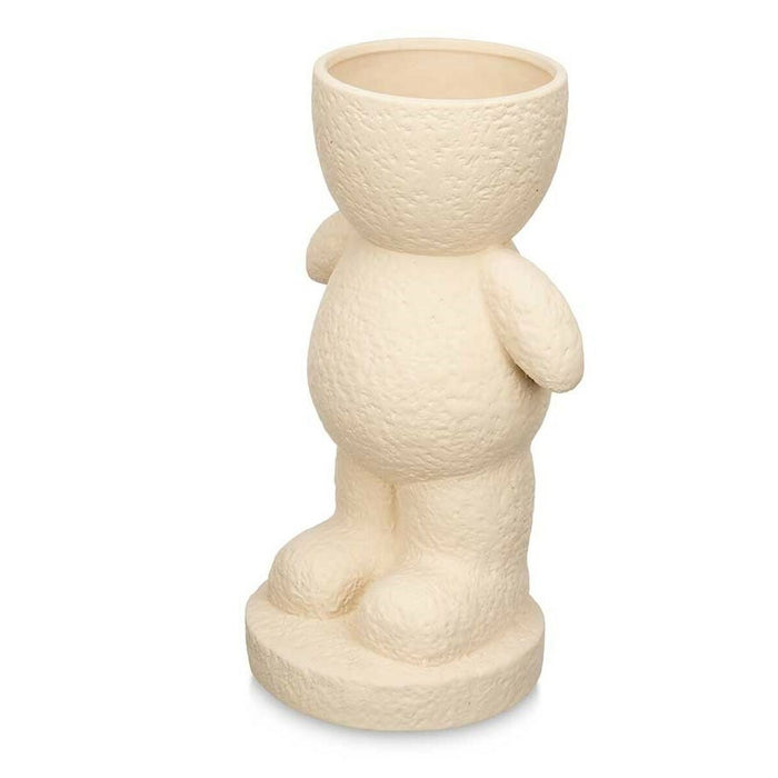 Figură Decorativă Bej 19 x 31 x 15 cm Vază (4 Unități)
