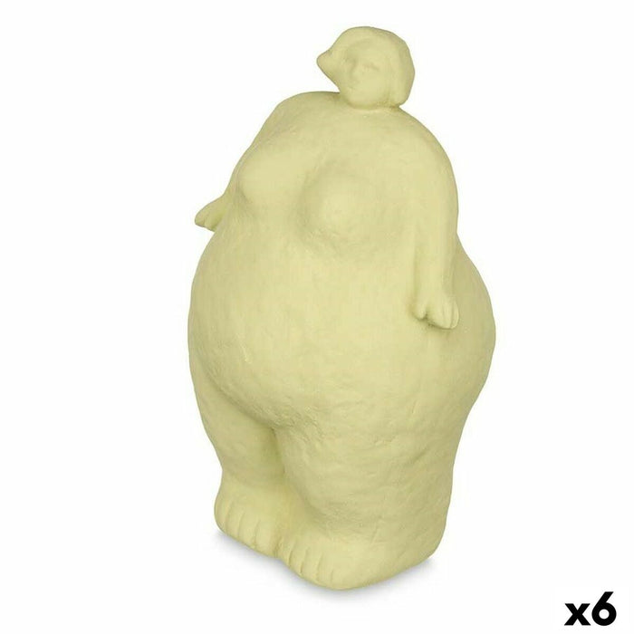 Figură Decorativă Verde Dolomite 14 x 25 x 11 cm (6 Unități) Femeie Permanent/ridicat în picioare