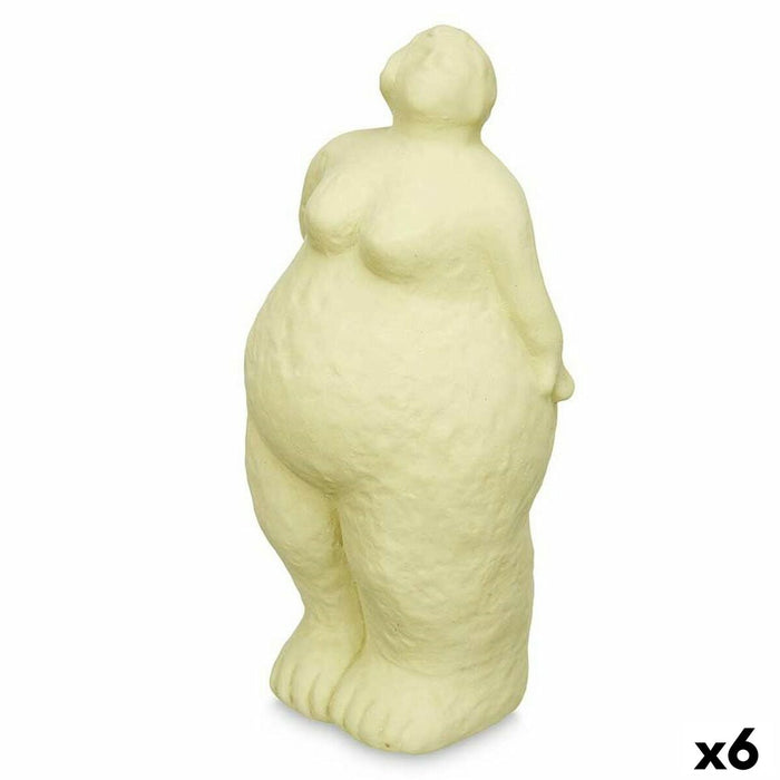 Figură Decorativă Verde Dolomite 14 x 34 x 12 cm (6 Unități) Femeie Permanent/ridicat în picioare