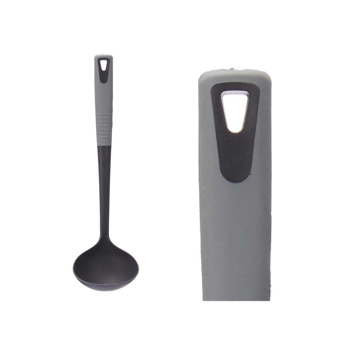 Polonic Negru Gri TPR PBT 9,5 x 32,5 x 9 cm (24 Unități)