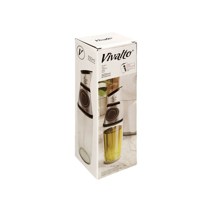 Dispenser pentru Ulei Transparent Geam polipropilenă ABS 500 ml (12 Unități) Dozator