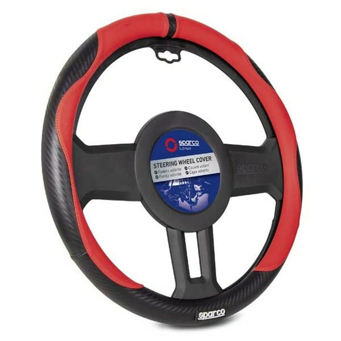 Capacul volanului Sparco SPCS128RS Ø 37-38 cm Roșu