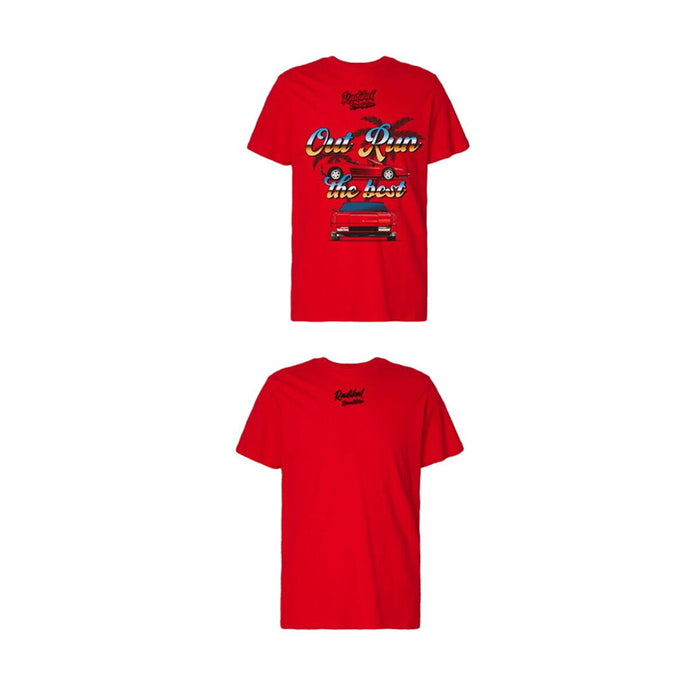 Tricou cu Mânecă Scurtă Bărbați RADIKAL OUT RUN Roșu XL