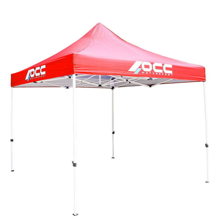 Crap OCC Motorsport Racing Roșu Poliester 420D Oxford 3 x 3 m