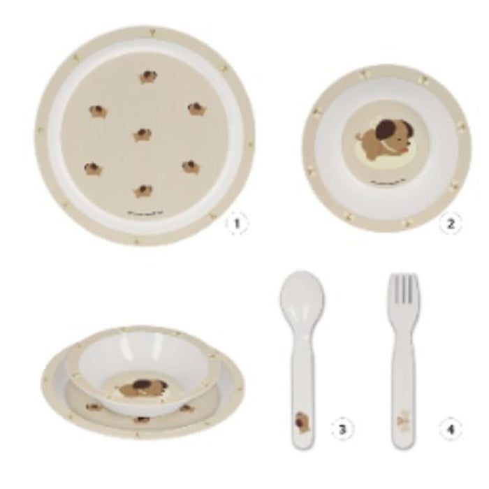 Set de Veselă Safta Puppy 22.5 x 26 x 5.5 cm (4 Piese)