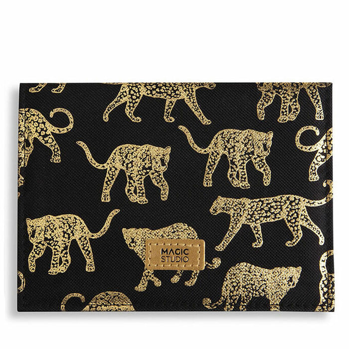 Etui pentru Pensule de Machiaj Magic Studio Savannah Soul Leopard