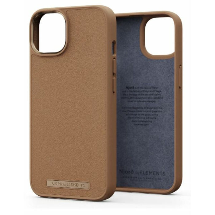 Husă pentru Mobil Njord Byelements IPHONE 14 Maro