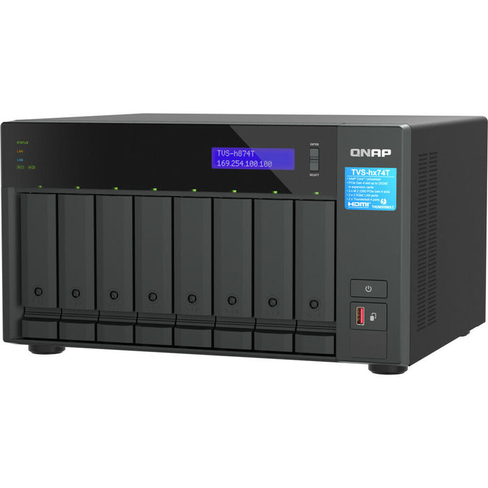 Stocare în Rețea NAS Qnap TVS-H874T-I7-32G Negru