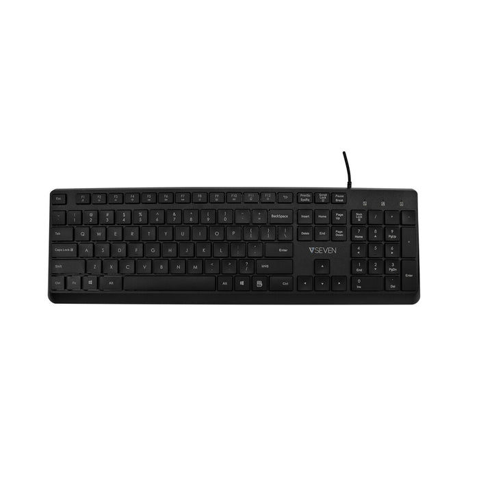 Tastatură și Mouse V7 KU350US Negru Qwerty US