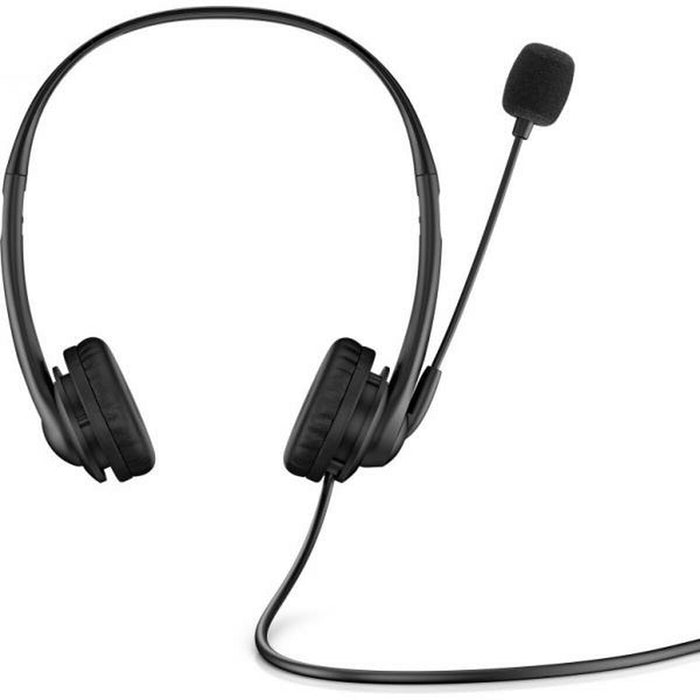 Căști cu Microfon HP Wired Negru