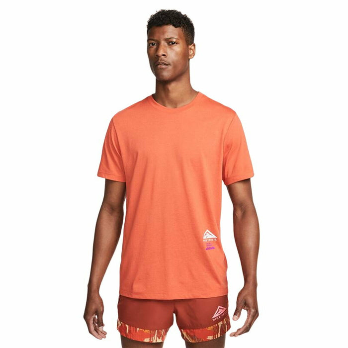 Tricou cu Mânecă Scurtă Bărbați Nike Dri-FIT Portocaliu