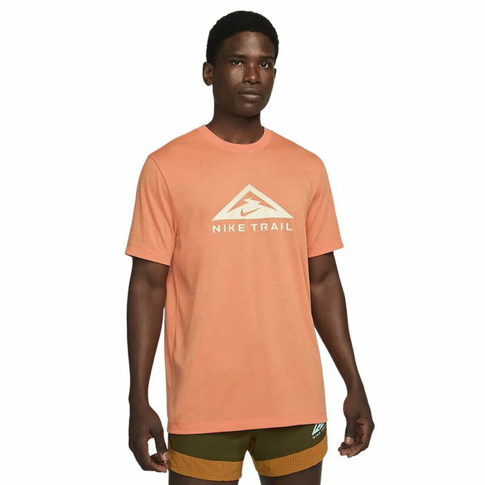 Tricou cu Mânecă Scurtă Bărbați Nike Dri-FIT Portocaliu Somon