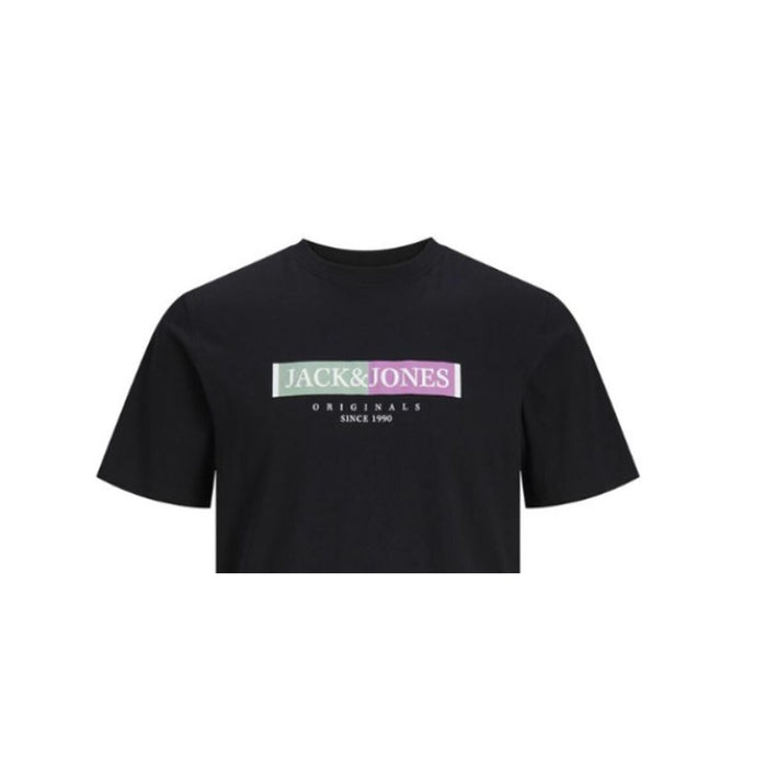 Tricou cu Mânecă Scurtă Bărbați Jack & Jones Lafayette Box Negru