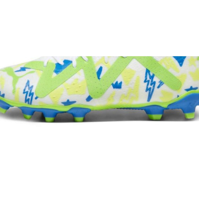 Ghete de Fotbal pentru Copii Puma Future Match N Fg Alb