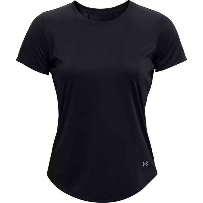 Tricou cu Mânecă Scurtă Femei Under Armour Stride Negru