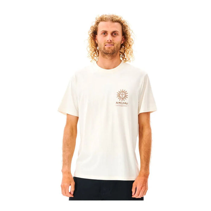 Tricou cu Mânecă Scurtă Bărbați Rip Curl Alb
